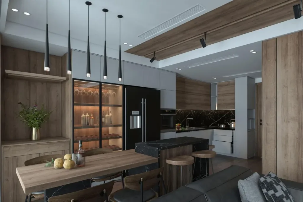 Diseño de interiores en Tunja para espacio moderno premium realizado por ORIX ARQ
