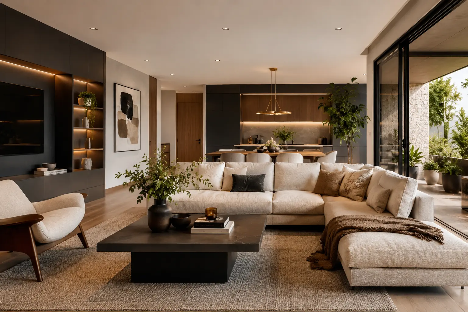 Diseño de interiores moderno en Tunja con visualización 3D y acabados premium